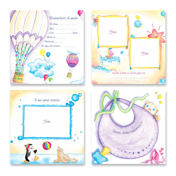 Zep Album Babybook Blue 25X25/30Fogli BB2560B Zep Album Babybook Blue 25X25/30Fogli BB2560B